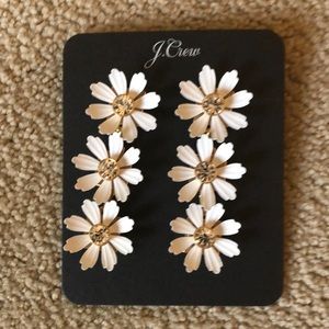 JCrew daisy earrings